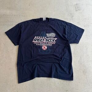 Vintage 2000s Boston Red Sox World Series Champions Graphic Tee Size XXL